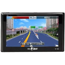 华创e路航 v 12 车载导航仪 7寸高清屏 内置4g 道道通正版地图 免费升级 3d实景